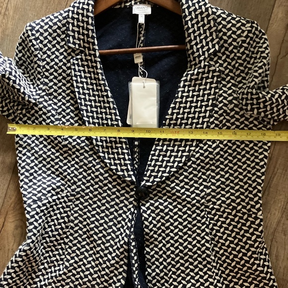 Armani Women's Navy Blazer Casual Jacket - Picture 16 of 16